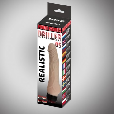 Mocny realistyczny wibrator naturalny penis 21cm Power Escorts Mocny realistyczny wibrator naturalny penis 21cm Power Escorts