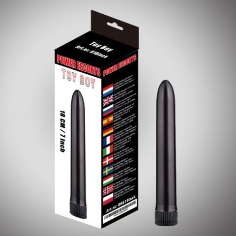 Wibrator klasyczny uniwersalny smukły unisex 18cm Power Escorts Wibrator klasyczny uniwersalny smukły unisex 18cm Power Escorts