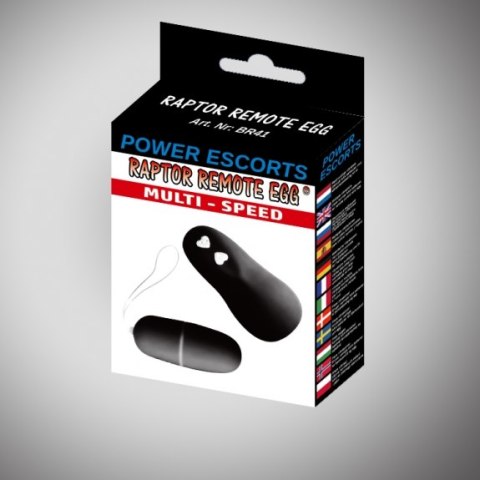 Wibrujące jajeczko raptor remote egg black Power Escorts