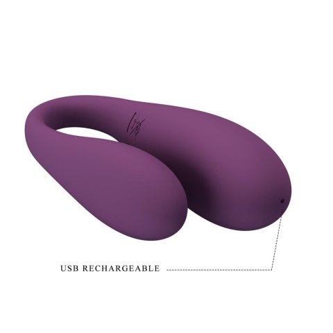 PRETTY LOVE - August, Mobile APP Long-distance Control 12 vibration functions, ABS Silicone, USB rechargeable Pretty Love