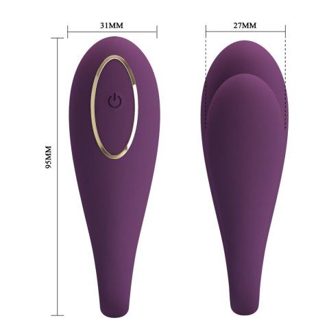 PRETTY LOVE - August, Mobile APP Long-distance Control 12 vibration functions, ABS Silicone, USB rechargeable Pretty Love