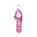 Vibrating Bear Cock Ring - Pink BAILE