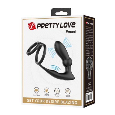 EMONI, 12 vibration functions 12 thrusting settings Memory function Pretty Love