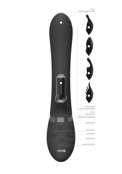 Wibrator Chou - Black Vive