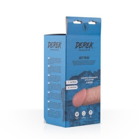 Dildo realistyczne penis z przyssawką jądrami 22cm Easytoys Dildo realistyczne penis z przyssawką jądrami 22cm Easytoys