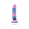 Kolorowe realistyczne dildo penis z przyssawką 24cm Toyz4lovers