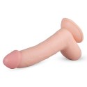 Realistyczne naturalne dildo penis z jądrami 22cm Easytoys