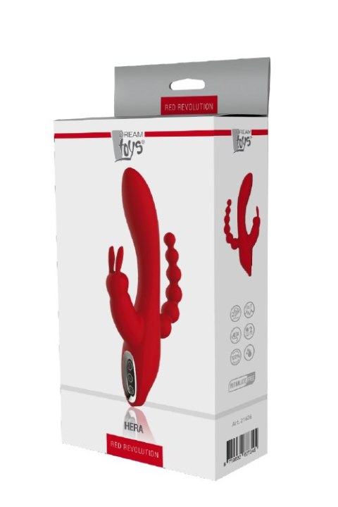 Wibrator króliczek waginalny analny potrójny 21cm Dream Toys Wibrator króliczek waginalny analny potrójny 21cm Dream Toys