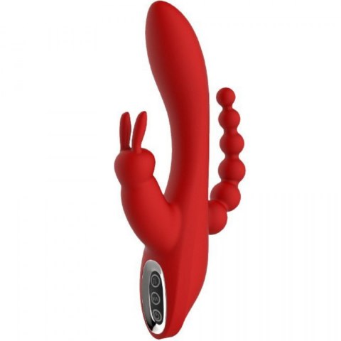 Wibrator króliczek waginalny analny potrójny 21cm Dream Toys Wibrator króliczek waginalny analny potrójny 21cm Dream Toys