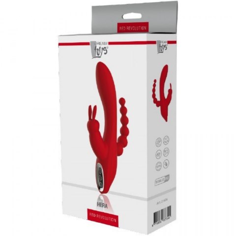 Wibrator króliczek waginalny analny potrójny 21cm Dream Toys Wibrator króliczek waginalny analny potrójny 21cm Dream Toys