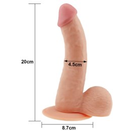 Dildo realistyczne Lovetoy Ultra Soft Dude 20 cm Lovetoy