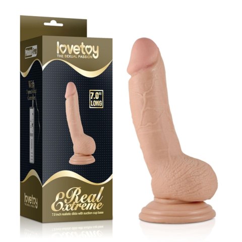 Dildo realistyczne Lovetoy cieliste 17 cm z przyssawką Lovetoy