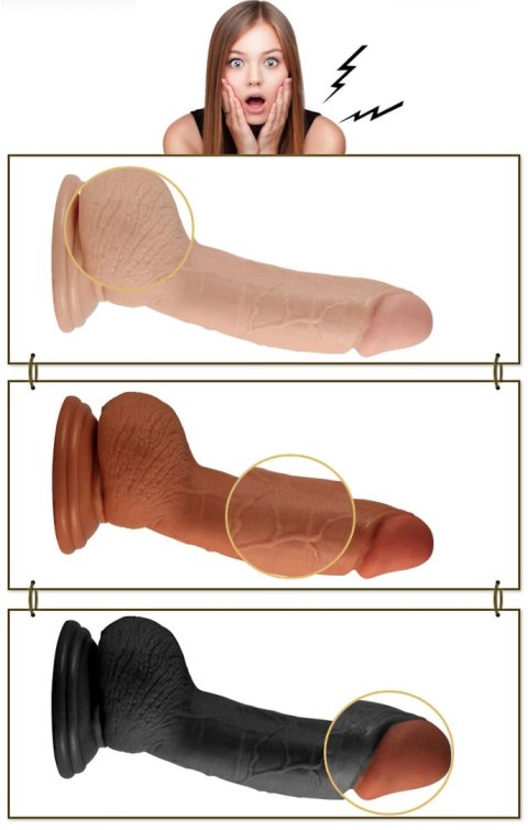 Dildo realistyczne Lovetoy cieliste 17 cm z przyssawką Lovetoy