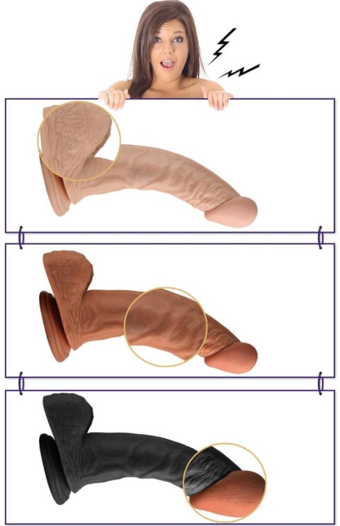 Dildo realistyczne Real Extreme Lovetoy cieliste 21 cm Lovetoy