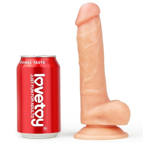 Dildo realistyczne Ultra Soft Dude Lovetoy miękkie 20 cm Lovetoy