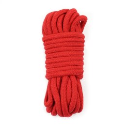 Lina bondage Lovetoy bawełniana czerwona 10 m 8 mm Lovetoy