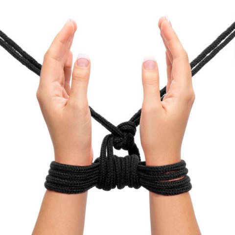 Lina bondage bawełniana Lovetoy czarna 10 m Lovetoy