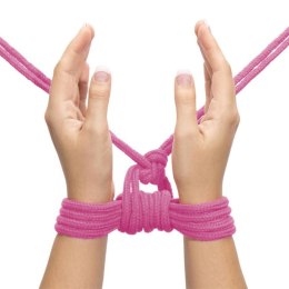 Lina bondage bawełniana Lovetoy różowa 10 m Lovetoy