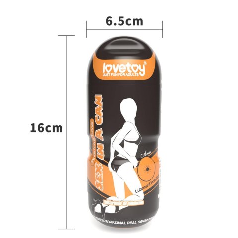 Masturbator analny wibrujący Lovetoy cyber skóra 16 cm Lovetoy