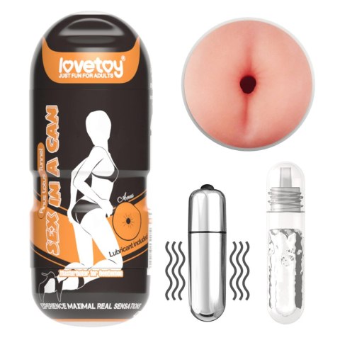 Masturbator analny wibrujący Lovetoy cyber skóra 16 cm Lovetoy
