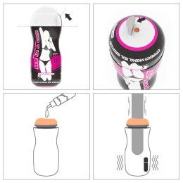 Masturbator wibrujący Lovetoy Sex In A Can Lotus cyber skóra 16 cm Lovetoy