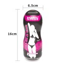 Masturbator wibrujący Lovetoy Sex In A Can Lotus cyber skóra 16 cm Lovetoy