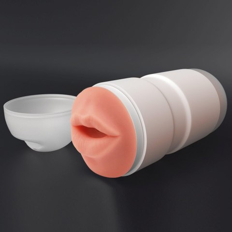 Masturbator wibrujący Lovetoy Sex In A Can usta 16 cm Lovetoy