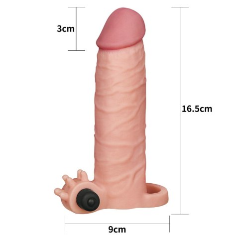 Przedłużka wibrująca Lovetoy cielista 17,5 cm Lovetoy