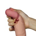Wibrator realistyczny Ultra Soft Dude Lovetoy 22 cm na baterie Lovetoy