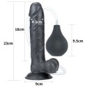 Dildo Lovetoy squirt realistyczne 23 cm czarne Lovetoy