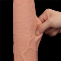 Dildo dwuwarstwowe Lovetoy King Sized 13 5 cala Lovetoy