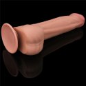 Dildo dwuwarstwowe Lovetoy Sliding Skin 11,5 cala Lovetoy