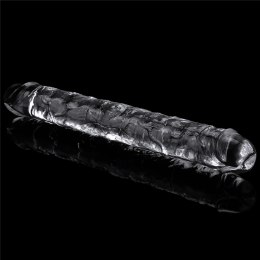Dildo podwójne Lovetoy przezroczyste 30 cm Lovetoy