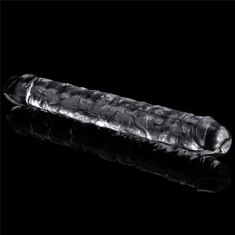 Dildo podwójne Lovetoy przezroczyste 30 cm Lovetoy