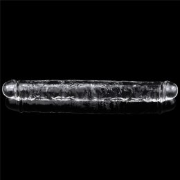 Dildo podwójne Lovetoy przezroczyste 30 cm Lovetoy