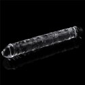 Dildo podwójne Lovetoy przezroczyste 30 cm Lovetoy
