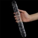 Dildo podwójne Lovetoy przezroczyste 30 cm Lovetoy