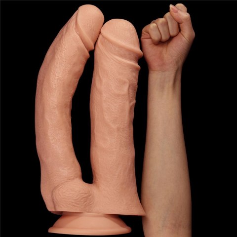 Dildo podwójne realistyczne Lovetoy mega 33 cm Lovetoy