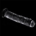 Dildo realistyczne Lovetoy przezroczysty TPE 18 cm Lovetoy