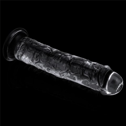 Dildo realistyczne Lovetoy przezroczysty TPE 18 cm Lovetoy