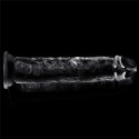 Dildo realistyczne Lovetoy przezroczysty TPE 18 cm Lovetoy