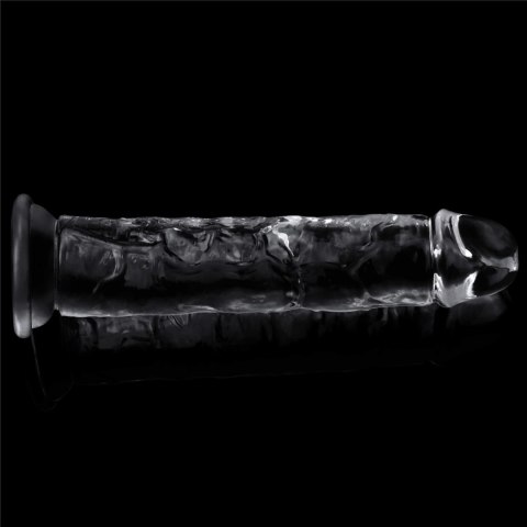 Dildo realistyczne Lovetoy przezroczysty TPE 18 cm Lovetoy