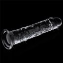 Dildo realistyczne Lovetoy przezroczysty TPE 18 cm Lovetoy
