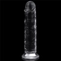 Dildo realistyczne Lovetoy przezroczysty TPE 18 cm Lovetoy