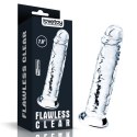 Dildo realistyczne Lovetoy przezroczysty TPE 18 cm Lovetoy