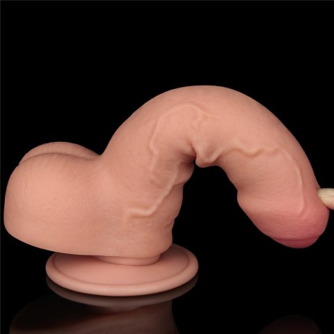Dildo realistyczne dwuwarstwowe Lovetoy 7 cali Lovetoy