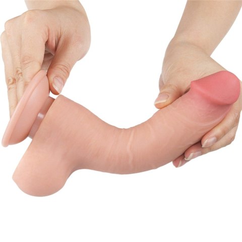 Dildo realistyczne dwuwarstwowe Lovetoy 8 cali Lovetoy