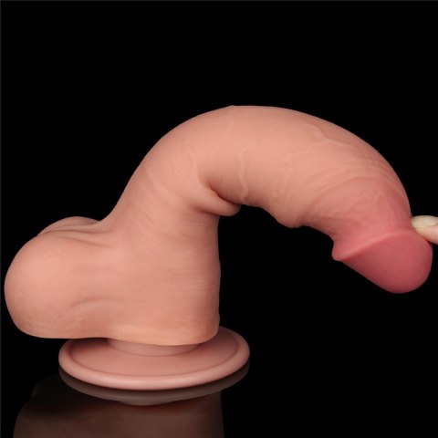 Dildo realistyczne dwuwarstwowe Lovetoy 8 cali Lovetoy