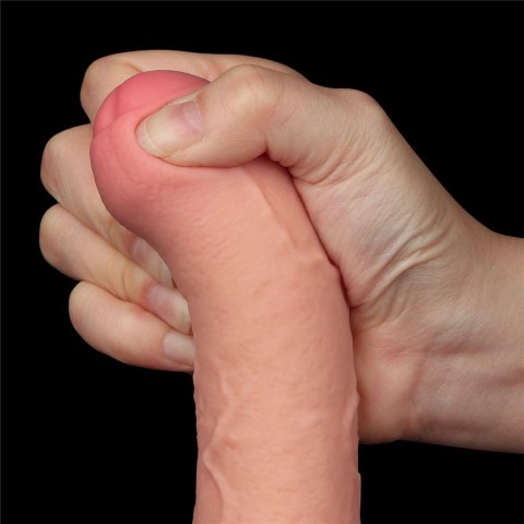 Dildo realistyczne dwuwarstwowe Lovetoy 8 cali Lovetoy