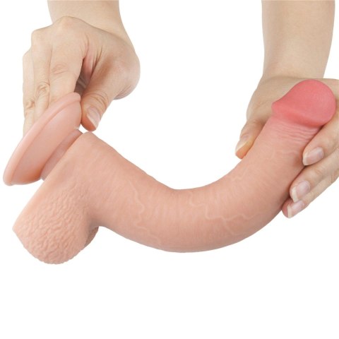 Dildo realistyczne dwuwarstwowe Lovetoy 9 cali Lovetoy